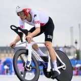 Stefan Küng, ici aux JO, a pris la 4e place du premier contre-la-montre de la Vuelta KEYSTONE/LAURENT GILLIERON